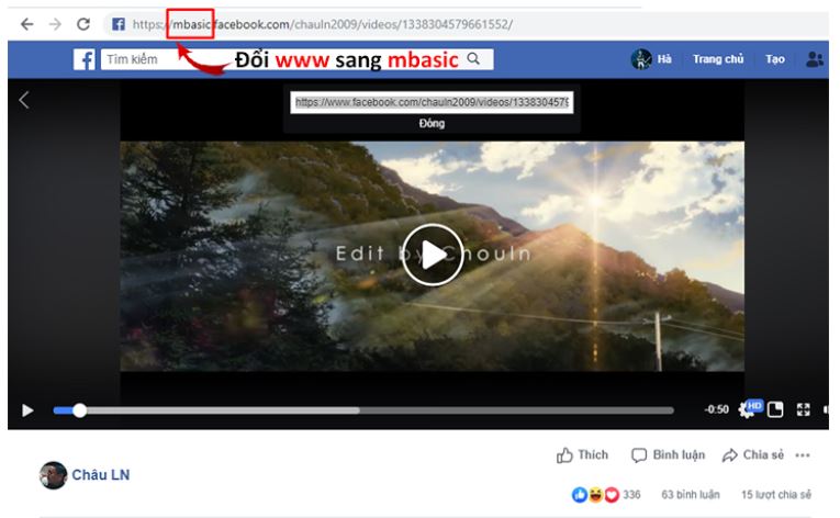 Cách tải video trên facebook đơn giản